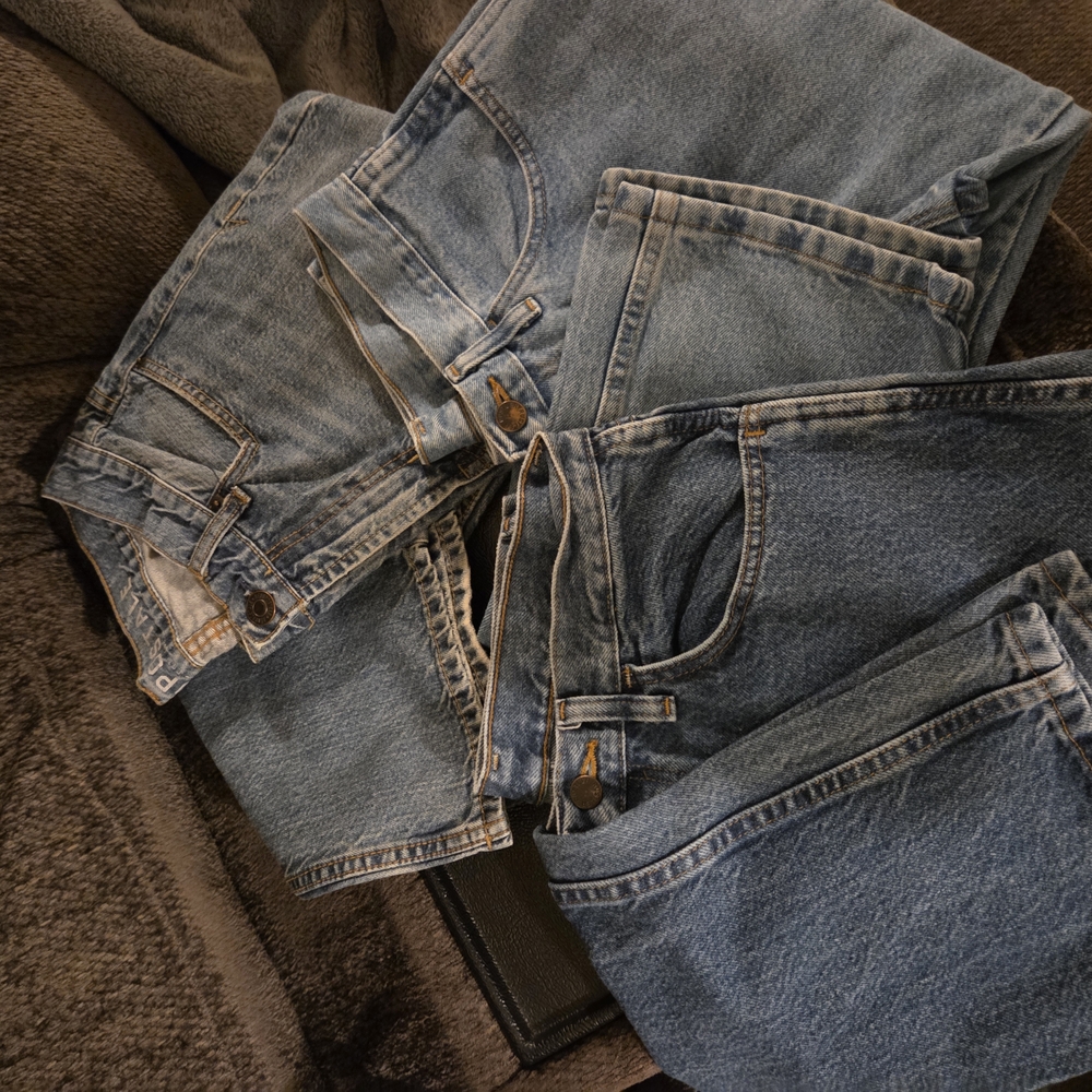 Aeropostale & Rustler Blue Straight Jeans Classic Denim
